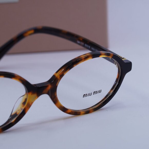 Miu Miu MU01XV VAU1O1 Oval Eyeglasses 50mm – Honey Havana - Picture 7 of 12